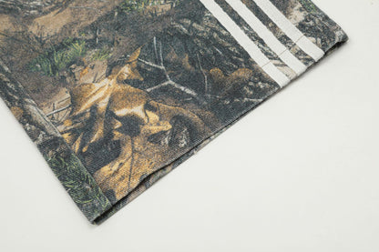 Camouflage Leaf Print Straight Pants WN11501