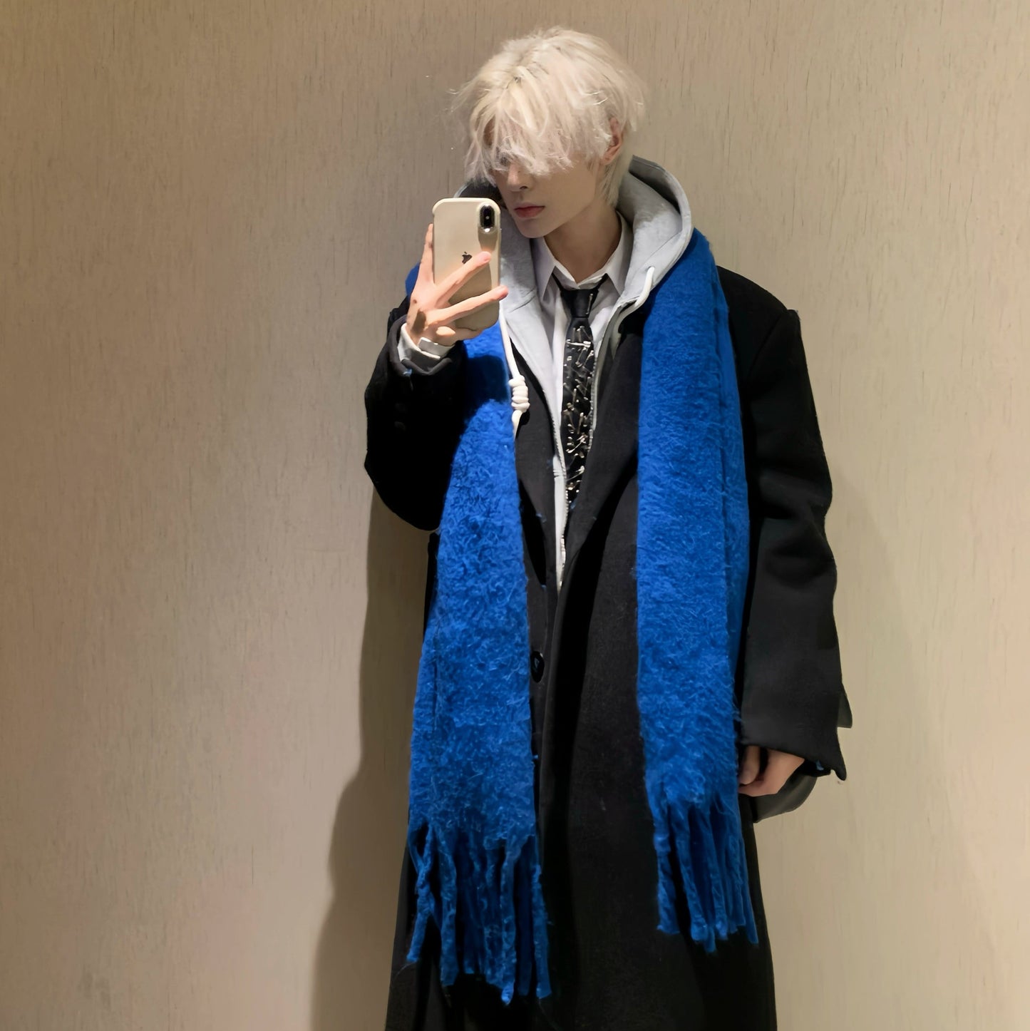 Blue Color Scarf WN19810