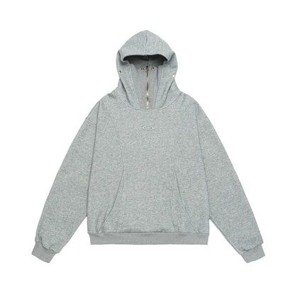 High Neck Half Zipper Hoodie WN8235