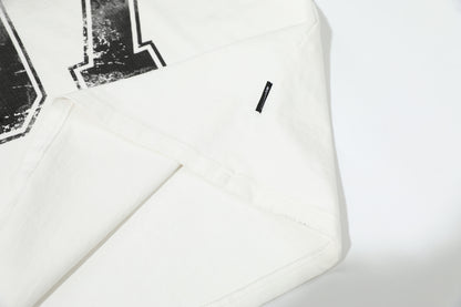 Washed Number Print Short Sleeve T-Shirt WN25385