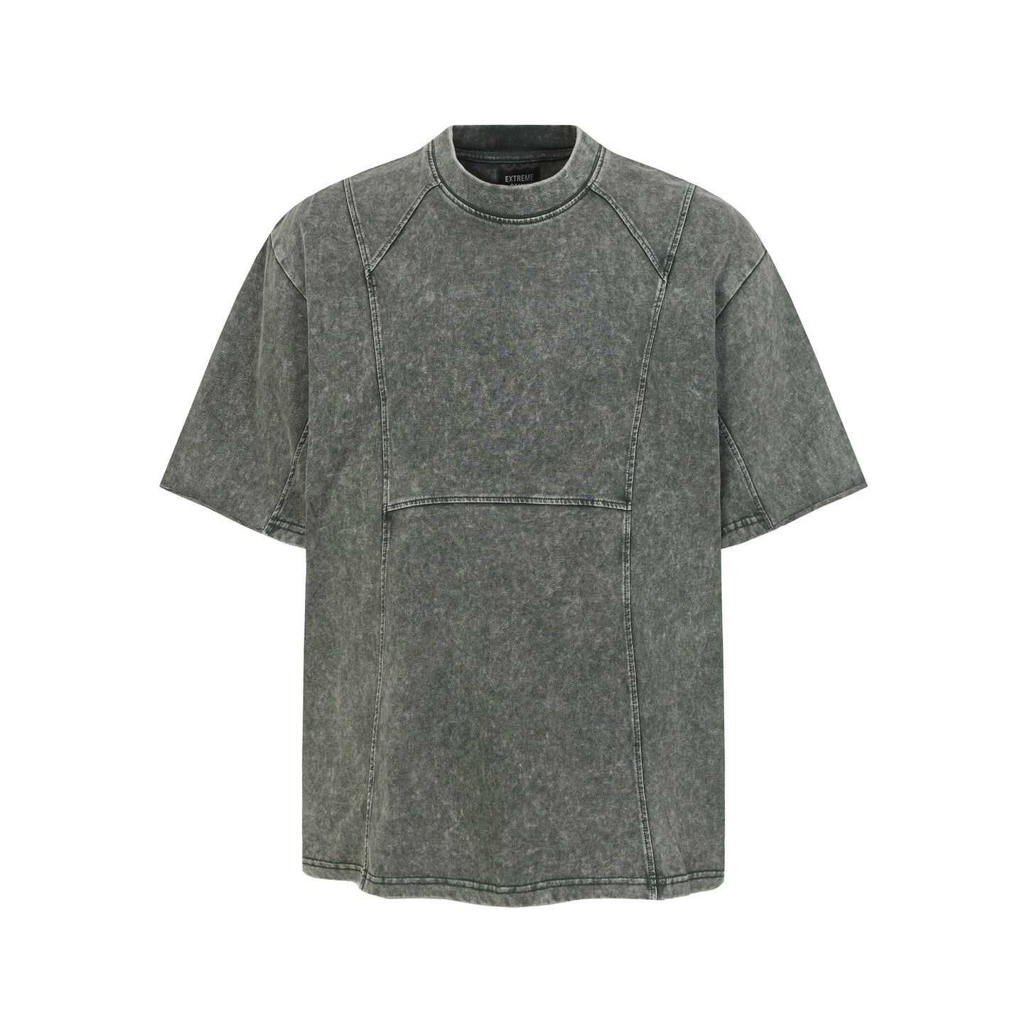 Washed Damage Pure Cotton Short Sleeve T-Shirt WN23055