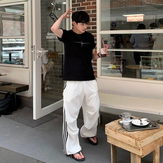 Print Design Short Sleeve T-Shirt WN20261