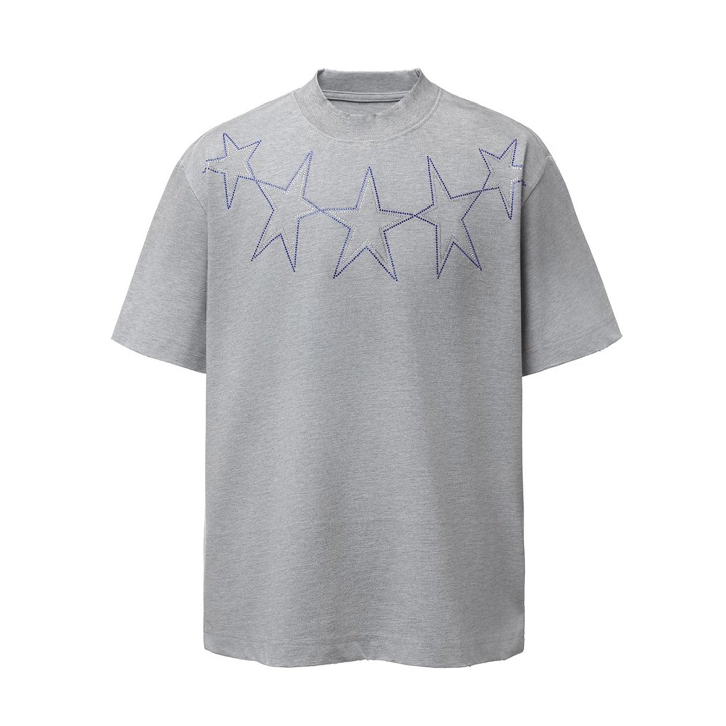 Star Rhinestone Short Sleeve T-Shirt WN26753