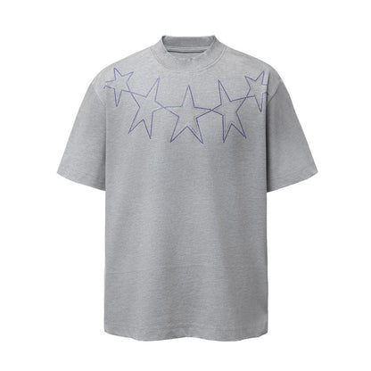 Star Rhinestone Short Sleeve T-Shirt WN26753