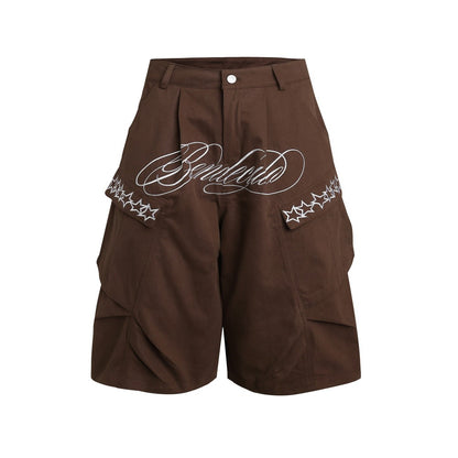 Graphic Cargo Pocket Half Pants WN27984