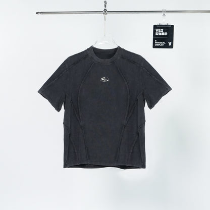 Seam Detail Short Sleeve T-Shirt WN24304