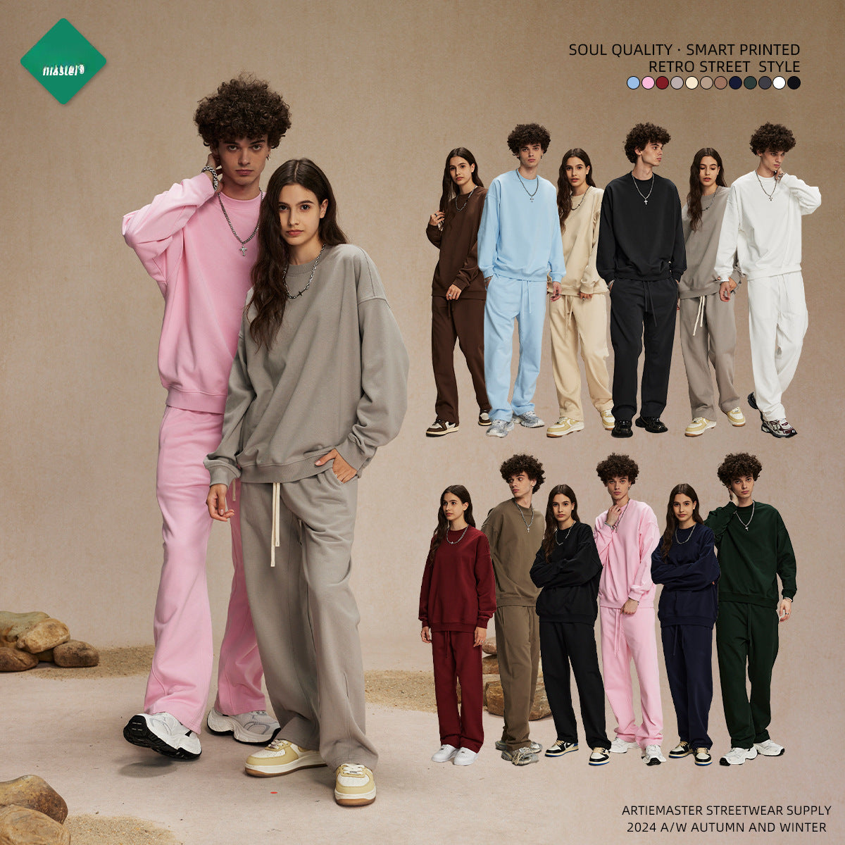 Oversize Crewneck Sweatshirt WN9972