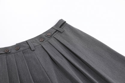 Drape Cropped Half Trousers WN25750