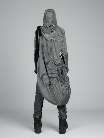 Pleats Slim Washed Long Sleeve Hoodie WN21991