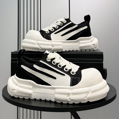 Panel Platform Chunky Sole Sneakers WN24715