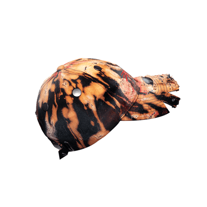 Tiger Print Tie-Dye Irregular Graffiti Design Cap WN21104