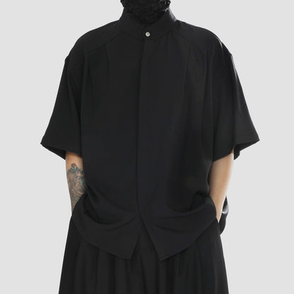 Lightweight Plain Design Short Sleeve Shirt WN20190