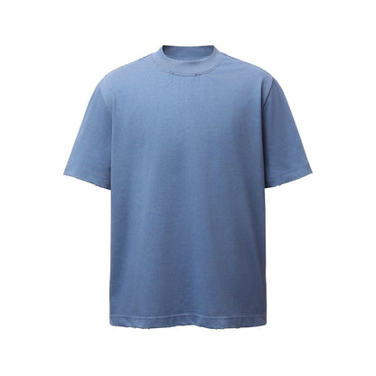 Heavyweight Washed Damage Short Sleeve T-Shirt WN25987
