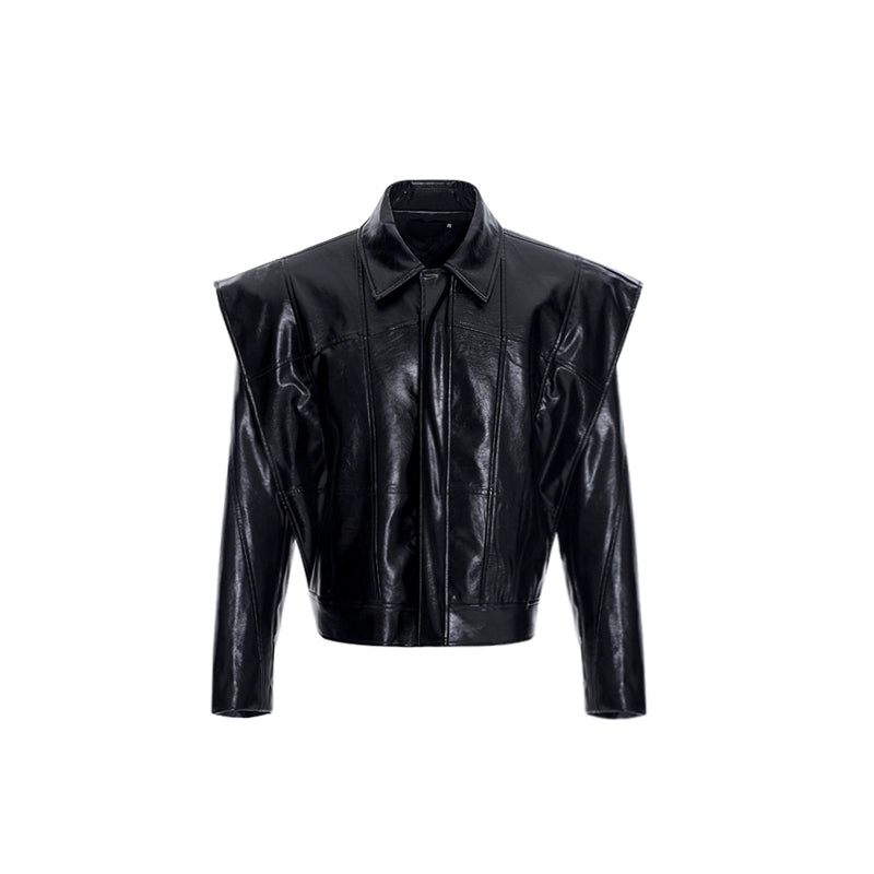 PU Leather Zipper Jacket WN8091