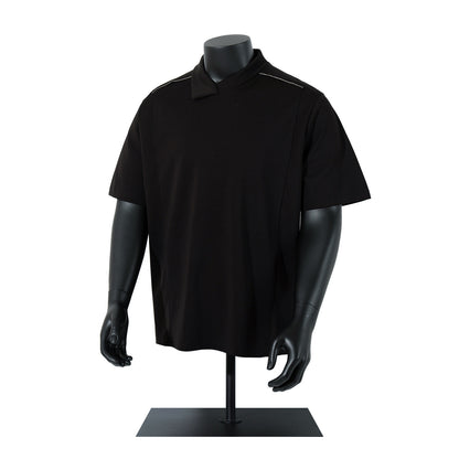 Zipper Design Heavyweight Short Sleeve T-Shirt WN26854