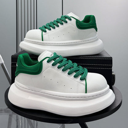Round-Toe Platform Lace-Up Sneakers WN24805