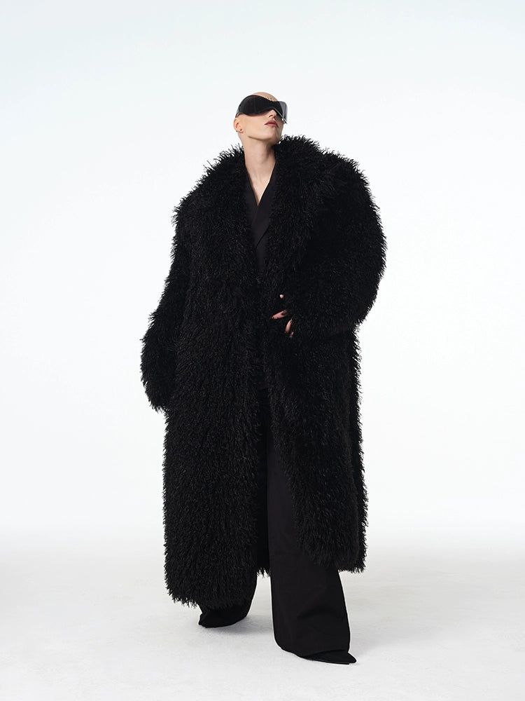 Heavy Fake Fur Oversize Coat WN21321