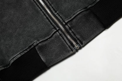 Heavyweight Washed Zipper Hoodie WN25707