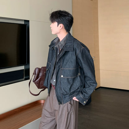 Zipper Denim Jacket WN20477