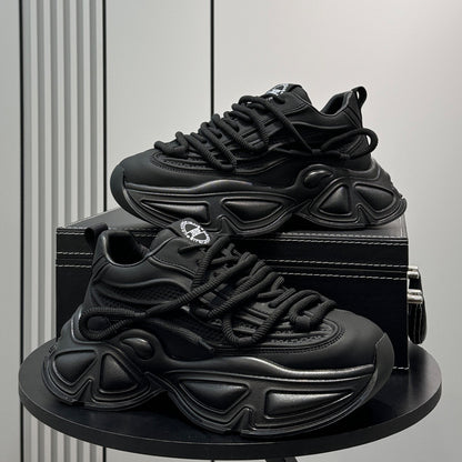 Panel Thick Sole Chunky Sole Sneakers WN24694