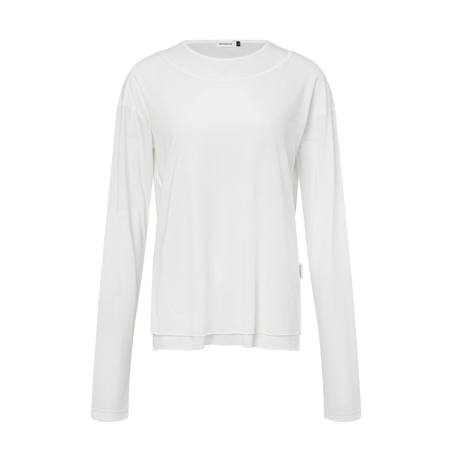 Deconstruction Pleats Long Sleeve T-Shirt WN26122