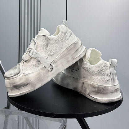 Platform Square Toe Buckle Strap Sneakers WN24833
