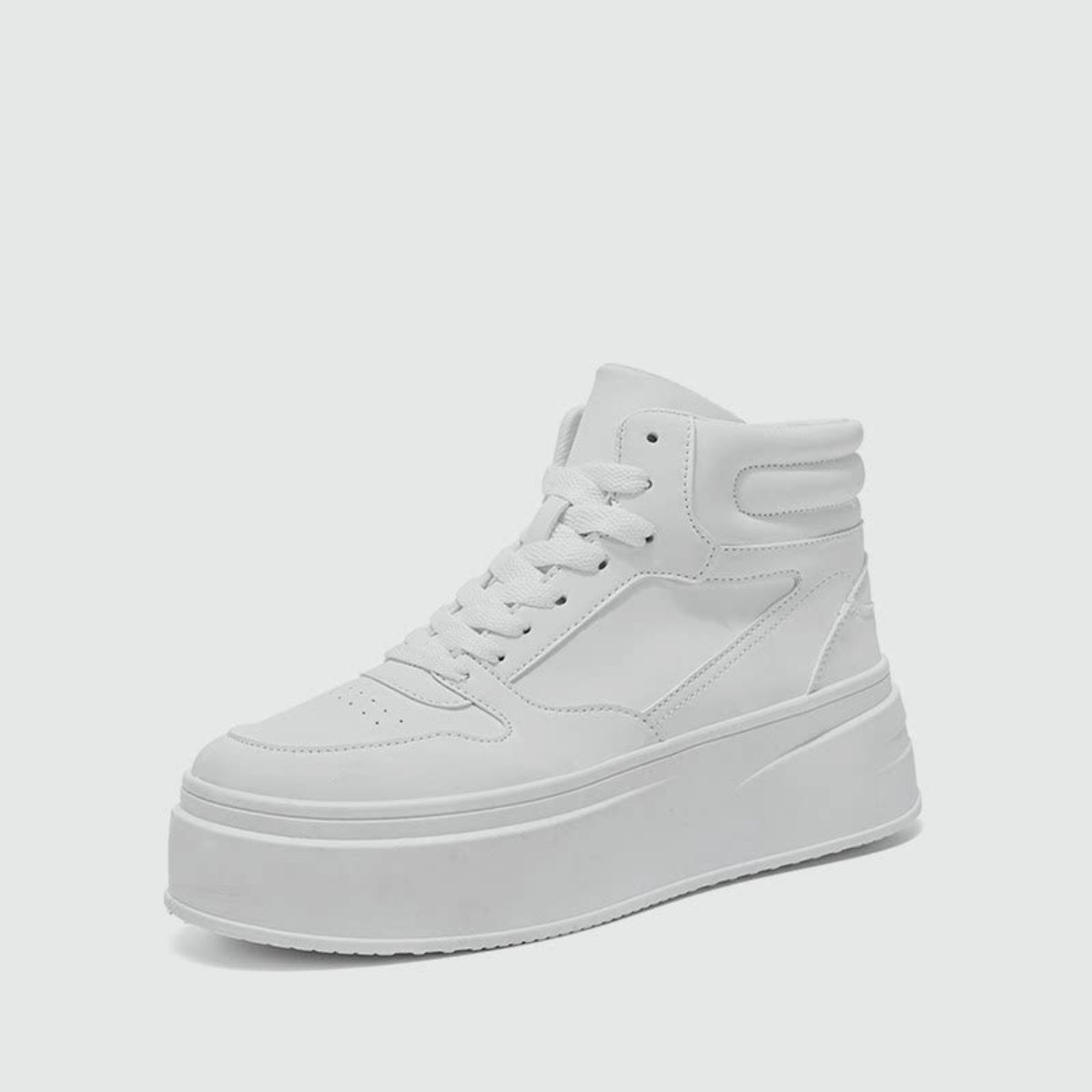 High-Top Platform Chunky Sole Lace-Up Sneakers WN23486
