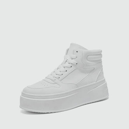 High-Top Platform Chunky Sole Lace-Up Sneakers WN23486