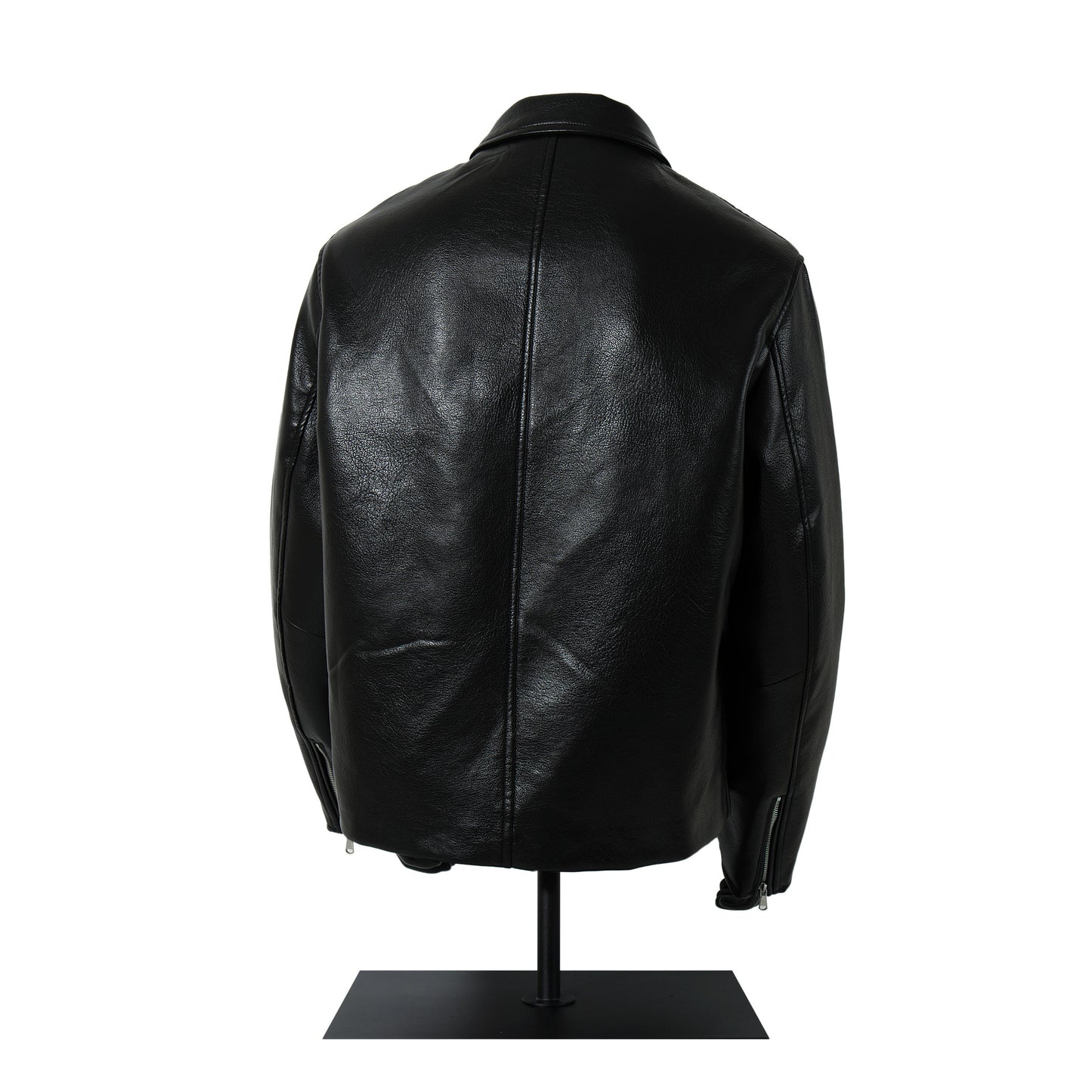 Zipper Design PU Leather Jacket WN21851