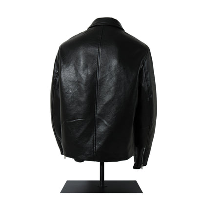 Zipper Design PU Leather Jacket WN21851