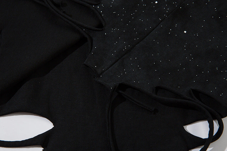 Speckled Oversize Sleeveless T-Shirt WN26850