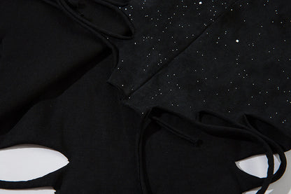 Speckled Oversize Sleeveless T-Shirt WN26850