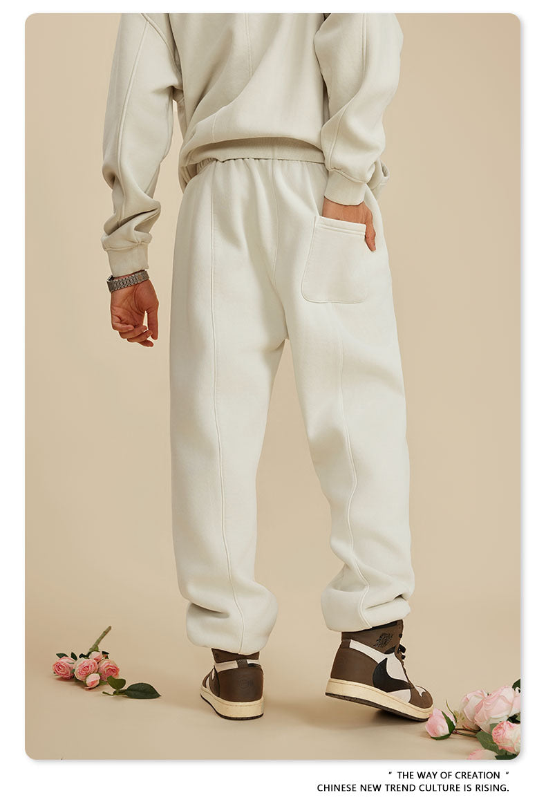 Wide-leg Washed Sweatpants WN6462