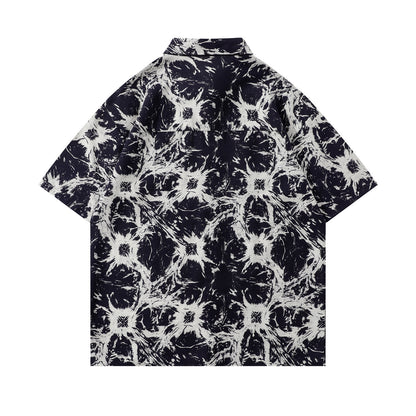 All Over Print Oversize Short Sleeve Shirt WN15046