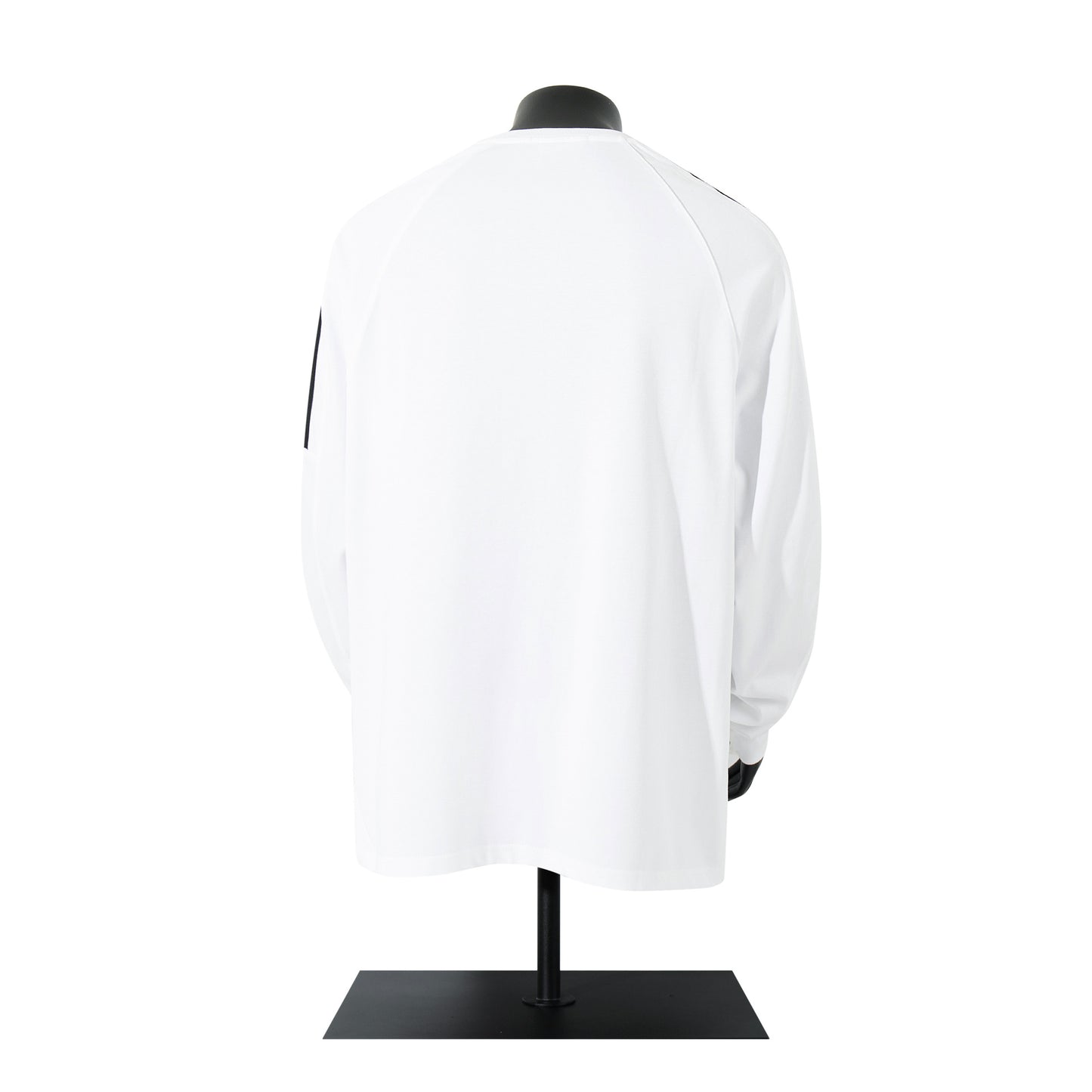 High-Neck Heavyweight Stripe Long Sleeve T-Shirt WN25629