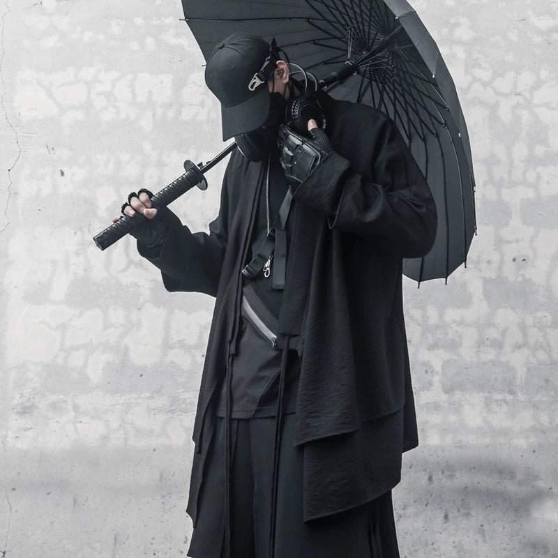 Avant-Garde Fake Layered Oversize Coat WN22422