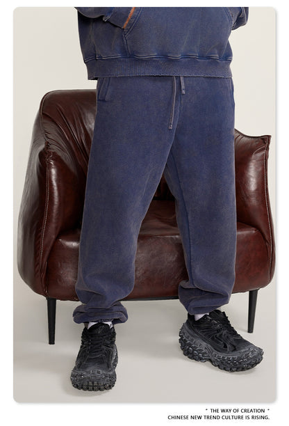 Wide-leg Washed Sweatpants WN6459