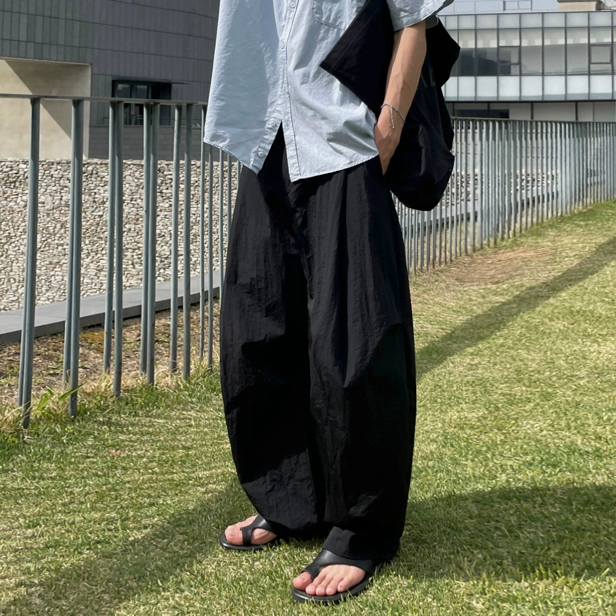 Color Black Wide Leg Pants WN20292