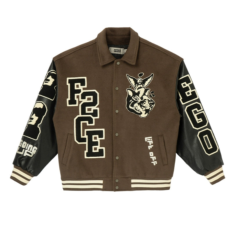 Towel Embroidery Baseball Jacket WN12252