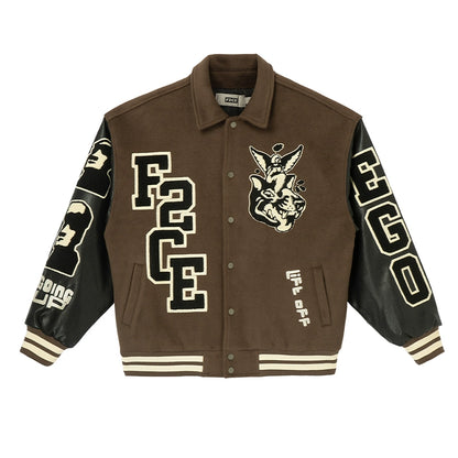 Towel Embroidery Baseball Jacket WN12252