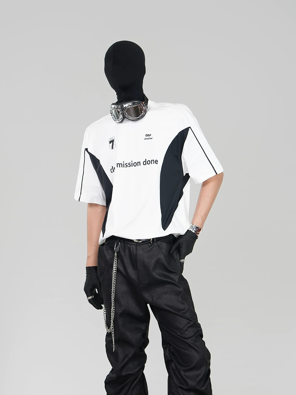 Graphic Letter Oversize Short Sleeve T-Shirt WN17308