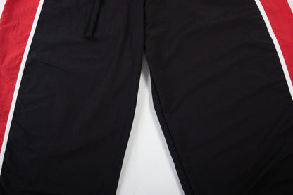 Double Waist Contrast Stripe Wide Leg Sweatpants WN28010