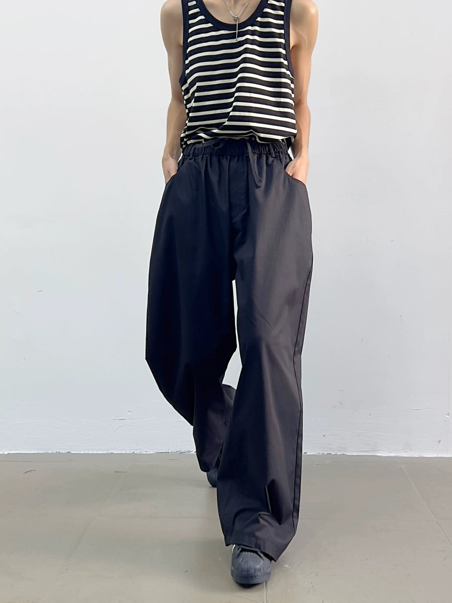 High Waist Wide-Leg Straight Trousers WN7365