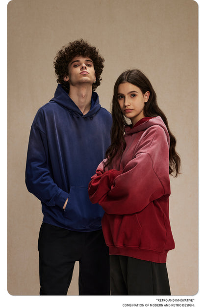 Oversize Damage Washed Hoodie WN9973