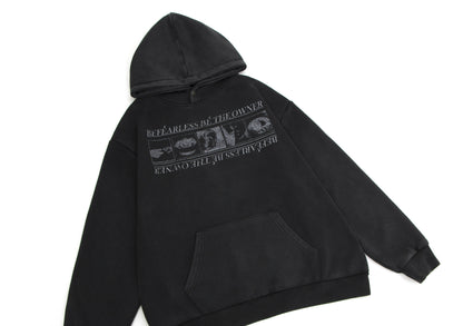 Heavyweight Wash Eye Graphic Pullover Hoodie WN25843
