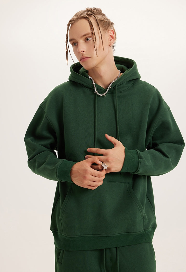 Fleece Linning Oversize Hoodie & Fleece Linning Sweatpants WN9945