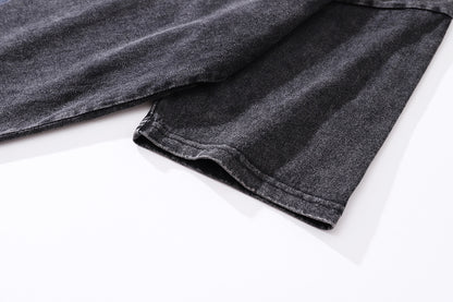 Graffiti Design Oversize Short Sleeve T-shirt WN15028