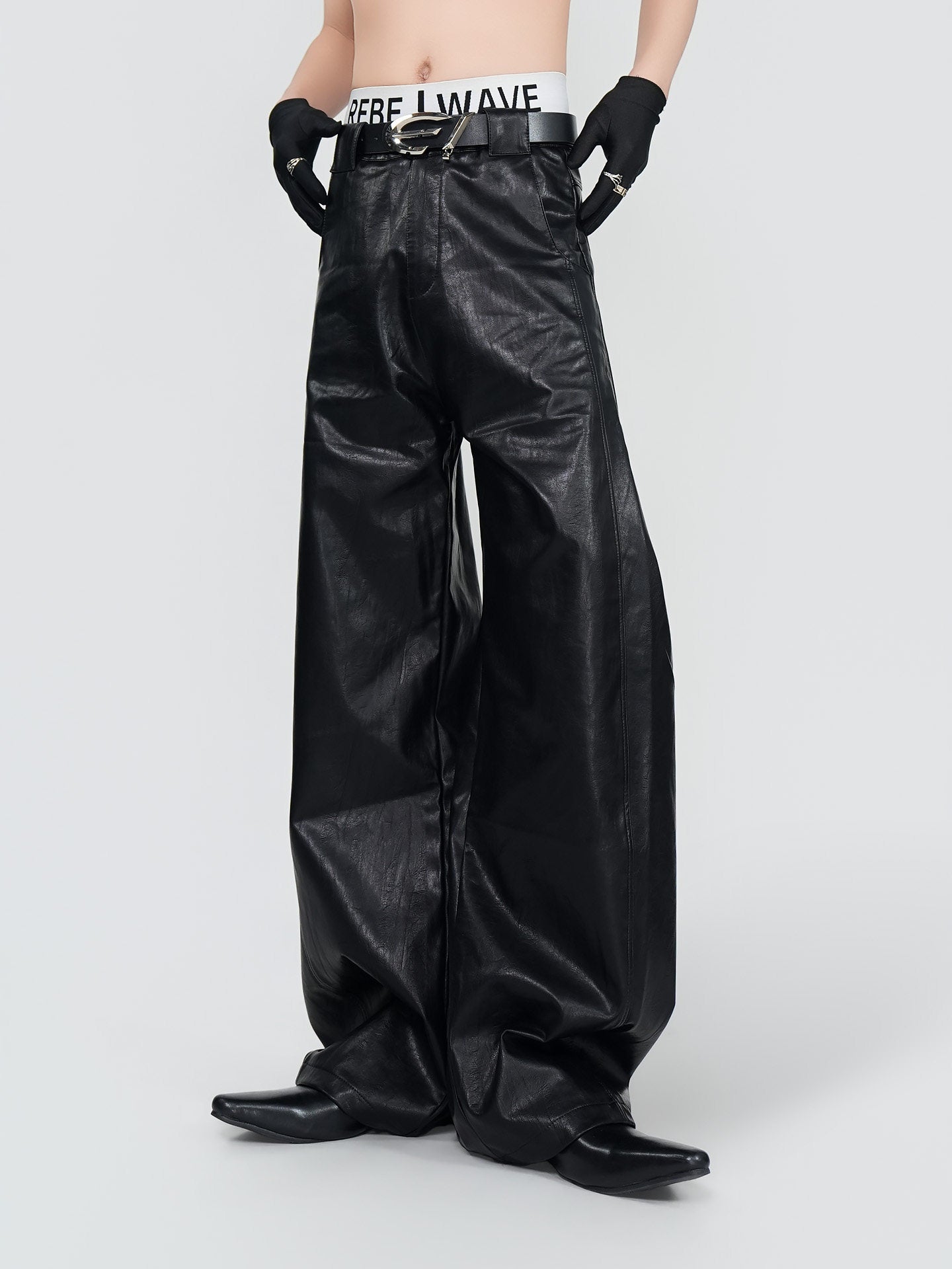 PU Leather Wide Leg Pants WN24298 – WONDER NOAH