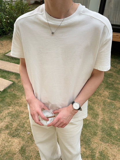 Plain Short Sleeve T-Shirt WN24973