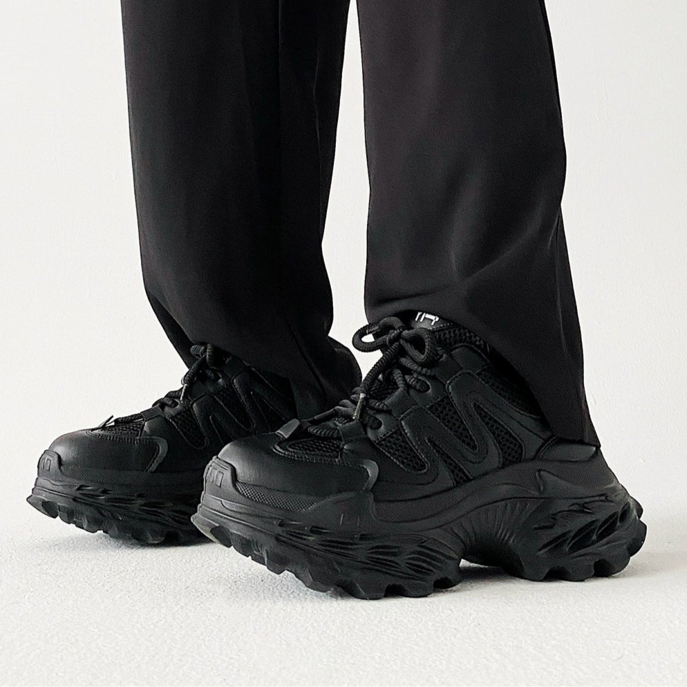 Thick Sole Mesh Sporty Sneakers WN21237